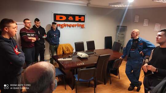 Wizyta studyjna w firmie D&H Engineering Poland