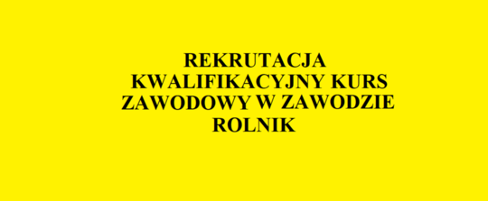 REKRUTACJA ROLNIK